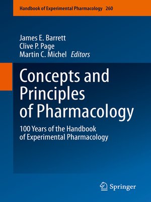 cover image of Concepts and Principles of Pharmacology